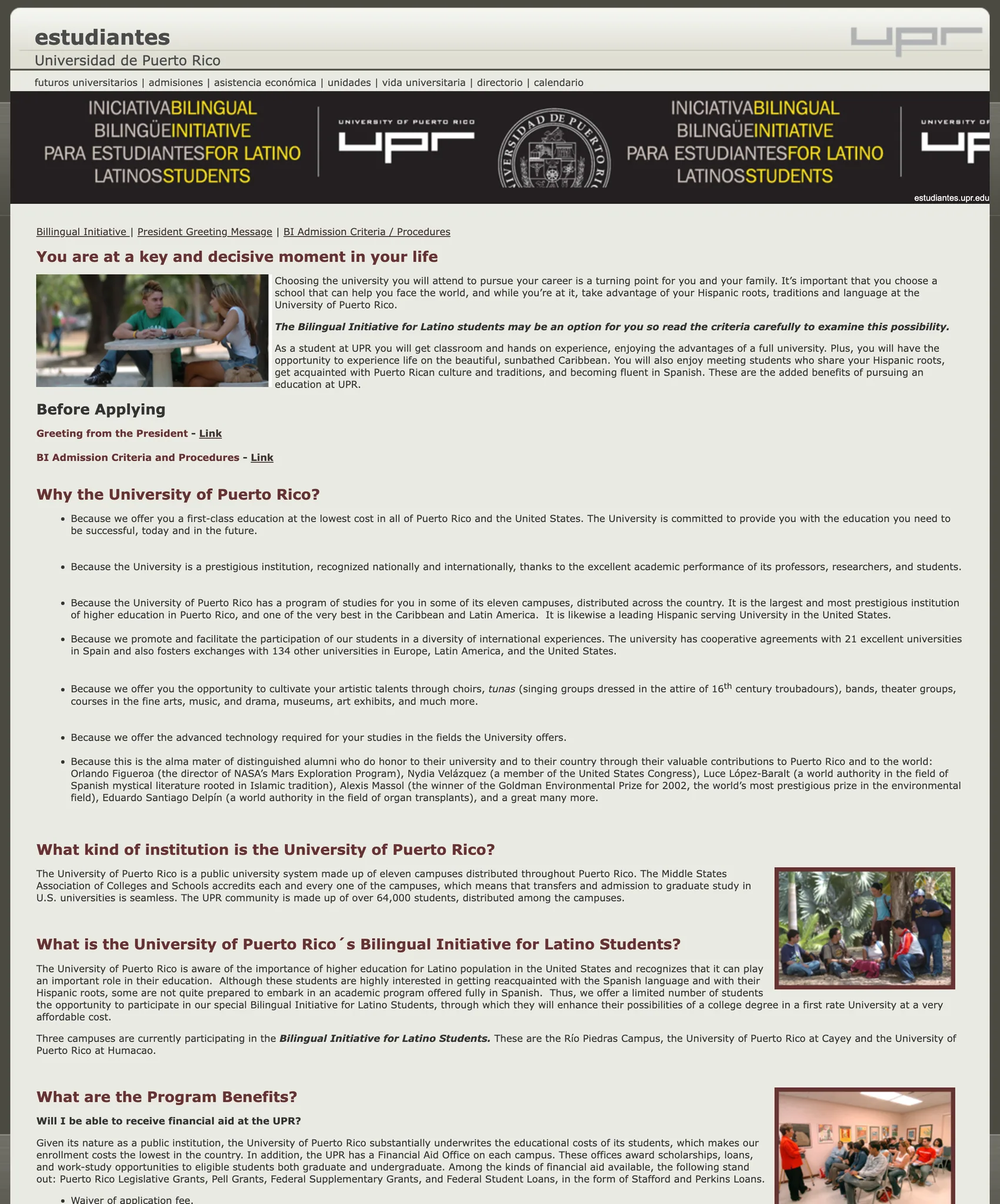 Captura de Página de la Iniciativa en el portal de la Universidad de Puerto Rico del 2 de noviembre de 2009