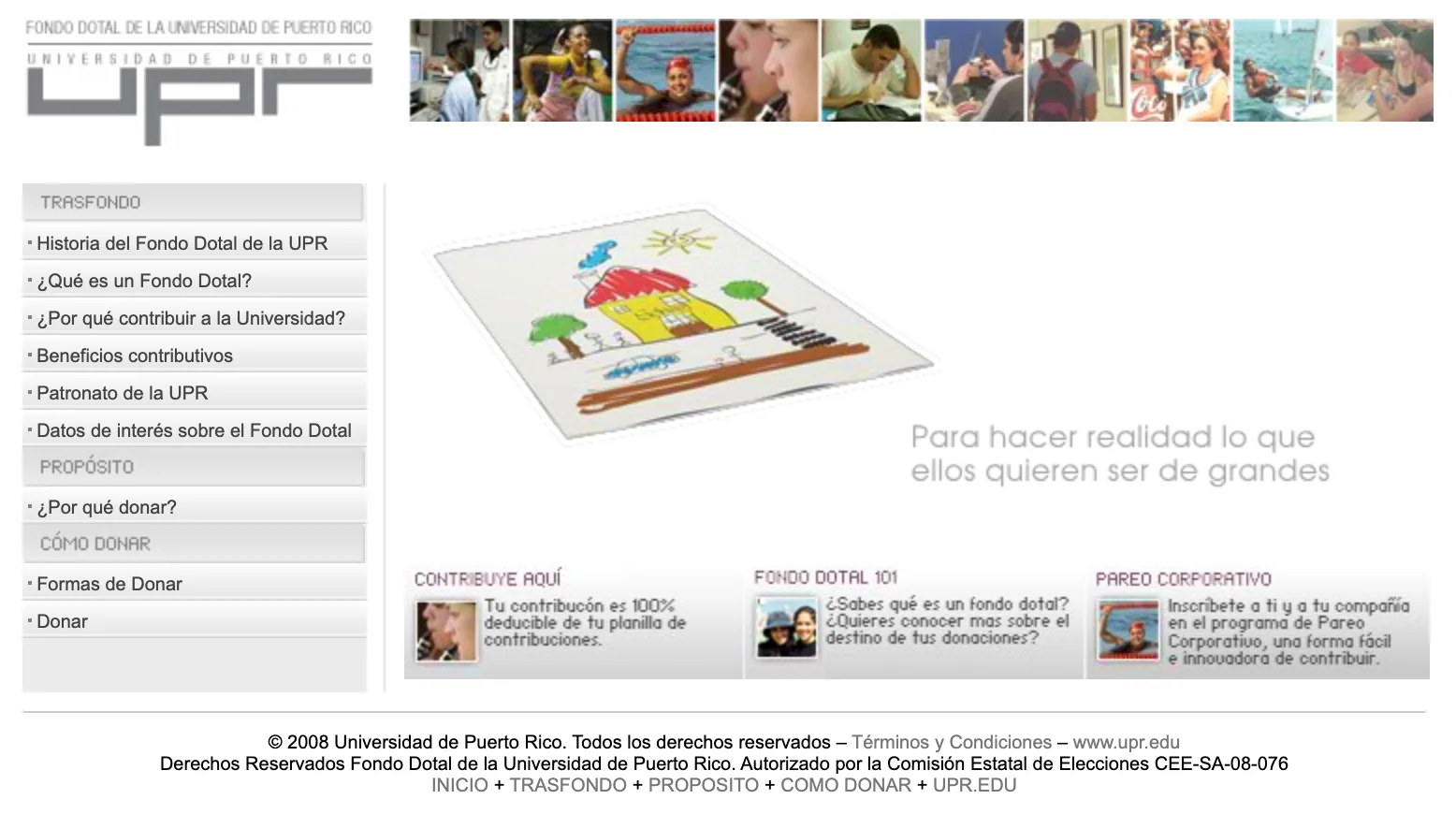 Captura de Fondo Dotal UPR del 29 de octubre de 2010