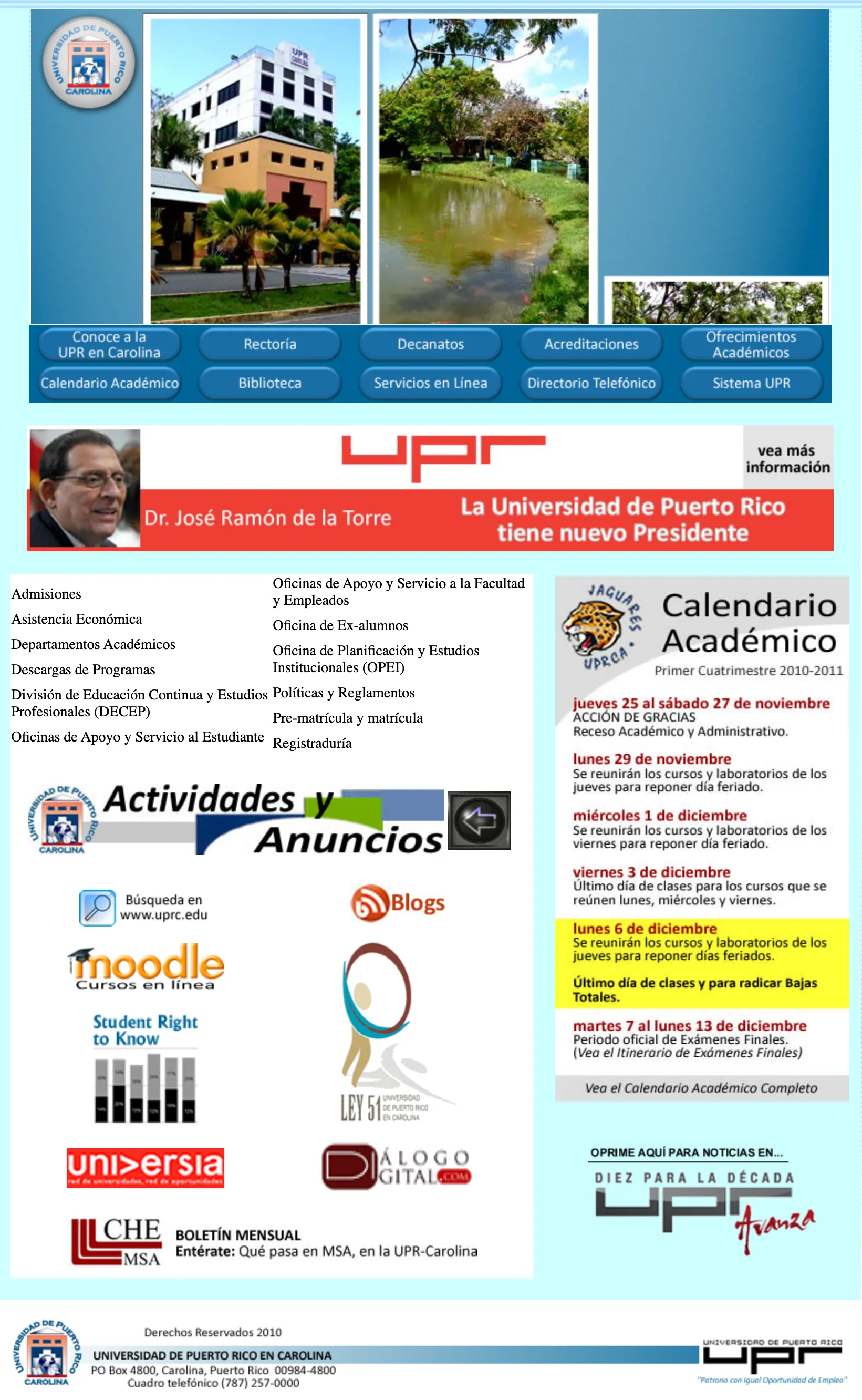 Captura de UPR-Carolina del 31 de enero de 2010